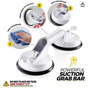 (2) NEW ⭐️ Suction Cup Shower Handles